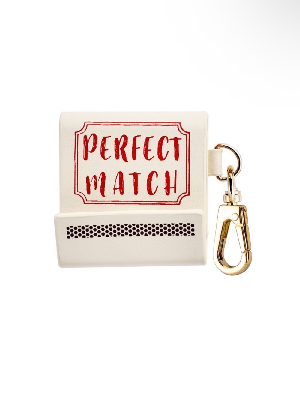 *Brand New* Posh Tech: Perfect Match AirTag Holder Keychain with Gold Clip - Picture 2 of 4